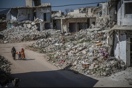 بازگشت مردم به مناطق جنگ زده در استان ادلب سوریه/ خبرگزاری آناتولی