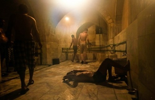 حمام سنتی ترکی در نوار غزه/ خبرگزاری فرانسه