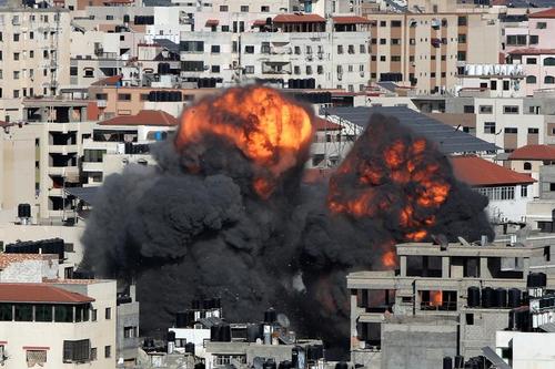 حملات هوایی اسراییل به نوار غزه/ رویترز