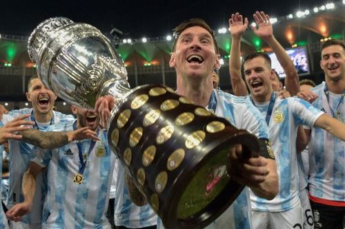 قهرمانی تیم ملی فوتبال آرژانتین در مسابقات کوپا آمریکا/ خبرگزاری فرانسه