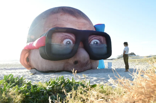 جشنواره مجسمه های بزرگ در ساحل 