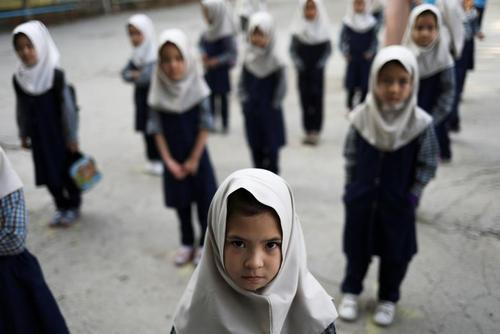 مدرسه ای دخترانه در شهر کابل افغانستان/ وانا