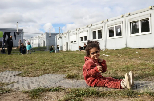 اردوگاه پناهجویان عراقی در مرز آلمان و لهستان/ گتی ایمجز