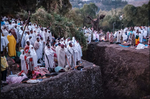 اجرای آیین سالروز تولد حضرت عیسی(ع) از سوی مسیحیان ارتدوکس اتیوپی/ خبرگزاری فرانسه