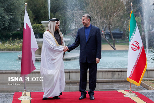 تهران / دیدار وزیر خارجه قطر با امیر عبداللهیان (عکس) 3