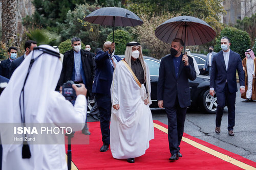 تهران / دیدار وزیر خارجه قطر با امیر عبداللهیان (عکس) 2