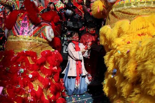 جشن سال نو چینی در خیابان های شهر نیویورک آمریکا/ رویترز