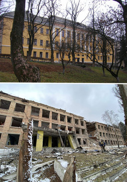 20 نما از قبل و بعد آغاز جنگ در اوکراین (+عکس)