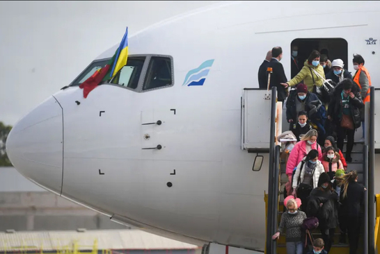 ورود پناهجویان اوکراینی به شهر لیسبون پرتغال/ خبرگزاری فرانسه