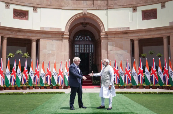 دیدار نخست وزیران هند و انگلیس در دهلی/ گتی ایمجز