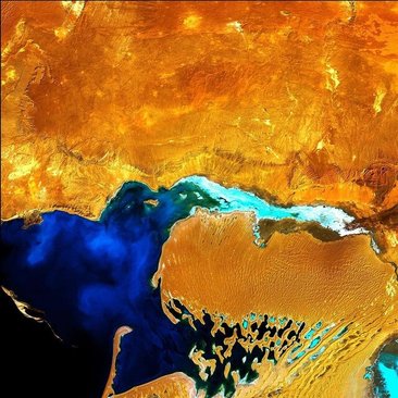 تصاویر ماهواره‌ای ناسا که به آثار هنری شباهت دارند (+ عکس) 2