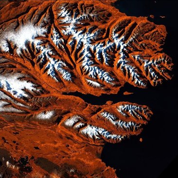 تصاویر ماهواره‌ای ناسا که به آثار هنری شباهت دارند (+ عکس) 9
