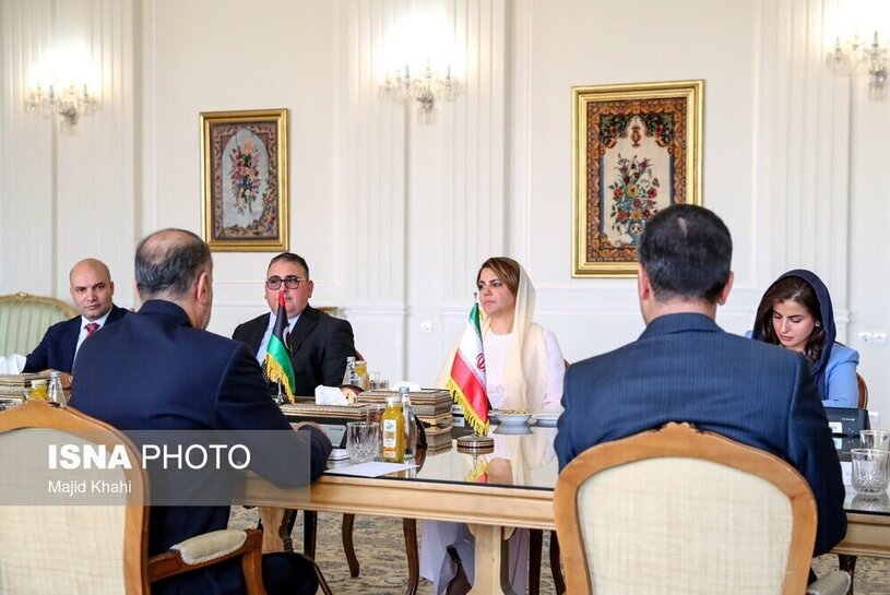 حجاب وزیر خارجه لیبی در تهران
