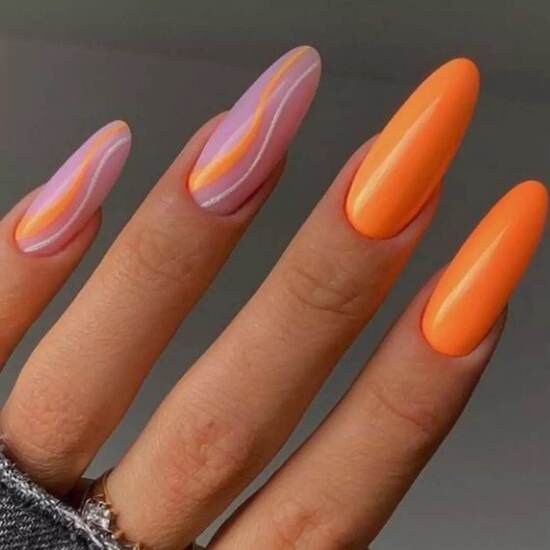 شیک ترین مدل های ناخن رنگ سال 2024