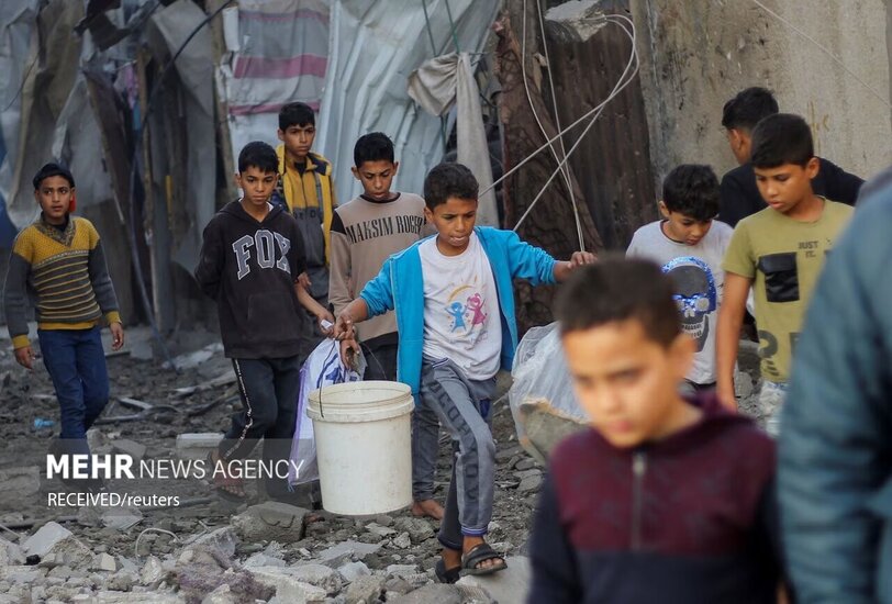 مردم بی‌پناه غزه