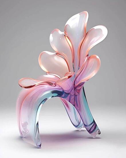 ایده های شگفت انگیز برای صندلی های شیشه ای طرح گل
