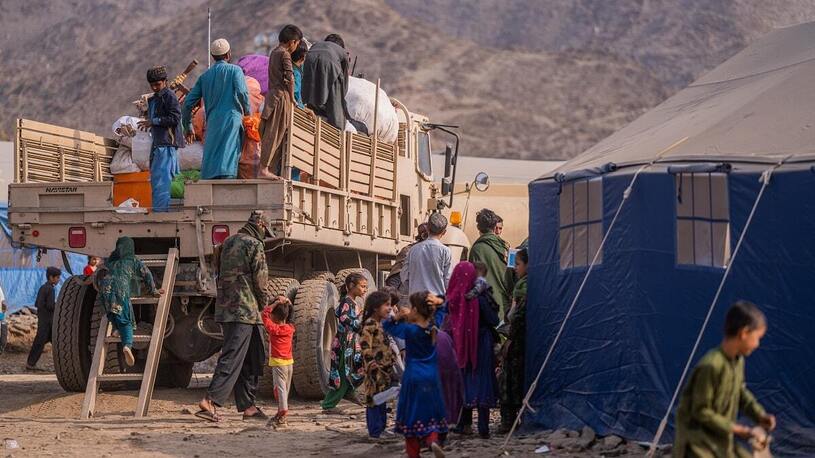 افغان های اخراج شده از پاکستان