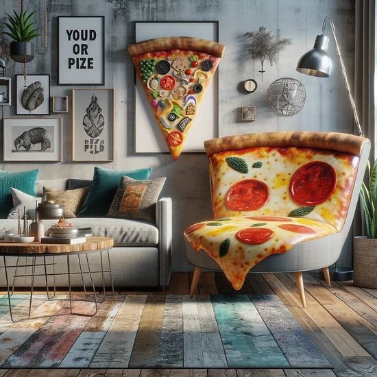 ایده ای جالب برای پیتزا فروشی! 