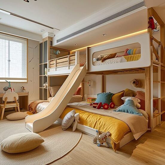 این تخت و اتاق خواب آرزوی هر بچه ای هست
