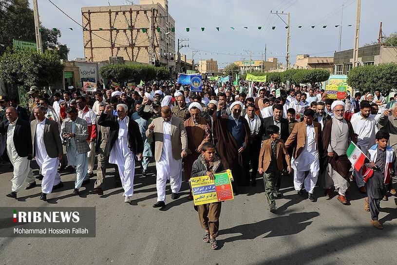 راهپیمایی بیست و دوم بهمن ۱۴۰۲ در استان سیستان و بلوچستان