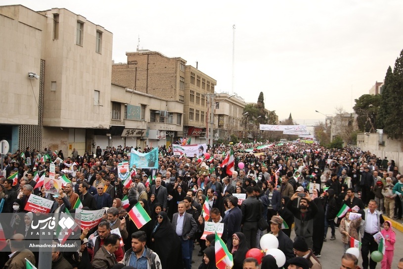 راهپیمایی 22 بهمن در ایران /شیراز