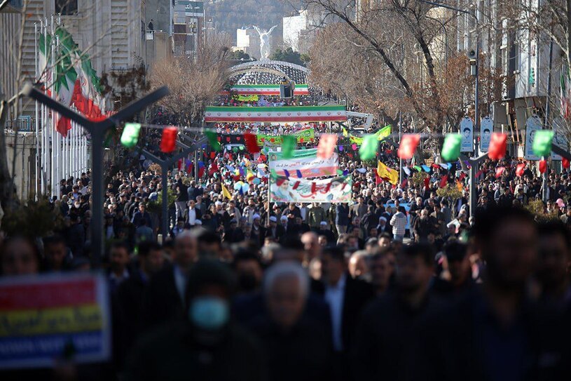 راهپیمایی ۲۲ بهمن در کردستان