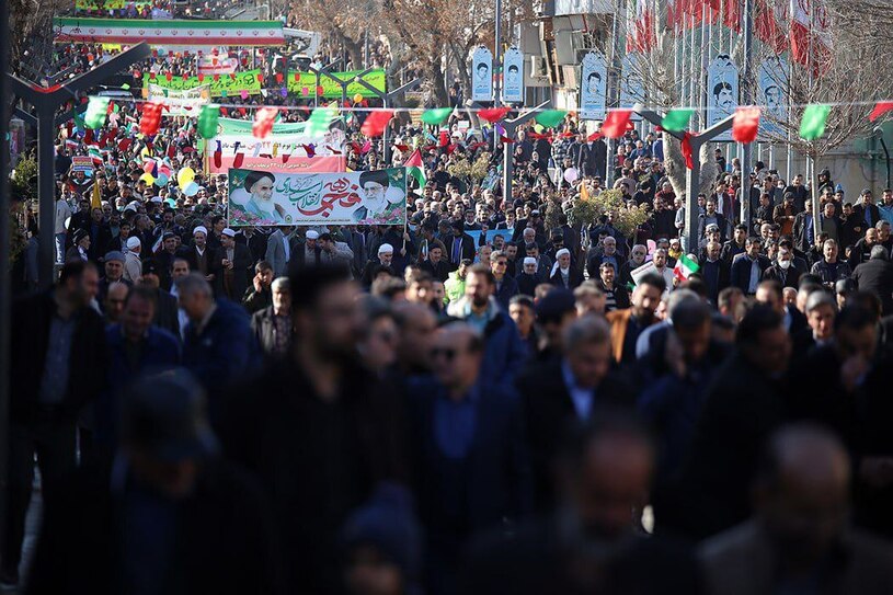 راهپیمایی ۲۲ بهمن در کردستان