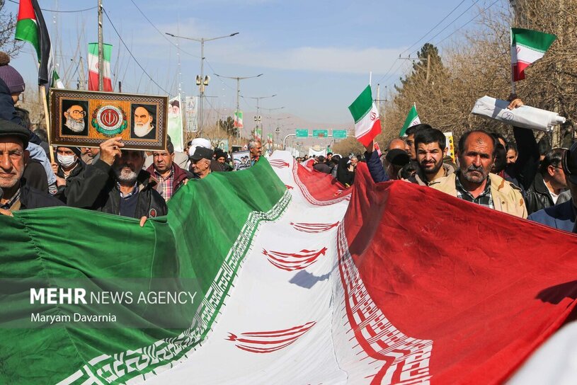  راهپیمایی ۲۲ بهمن در بجنورد