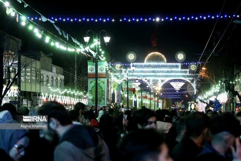 تهران در شب ولادت حضرت قائم «عج»