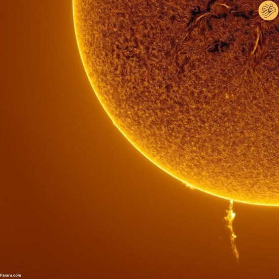 تصاویر خیره ‌کننده یک عکاس آماتور از خورشید