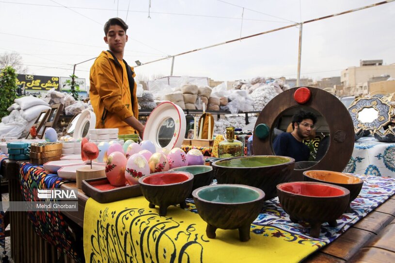 بازار گل و گیاه مشهد در آستانه نوروز