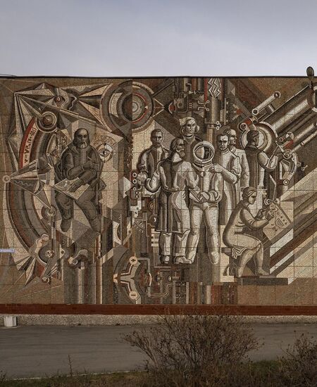 موزاییک های فضانورد شوروی در چلیابینسک، روسیه