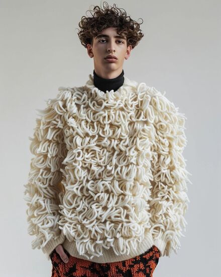 طراحی لباس با الهام از نودل برنج