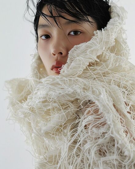 طراحی لباس با الهام از نودل برنج
