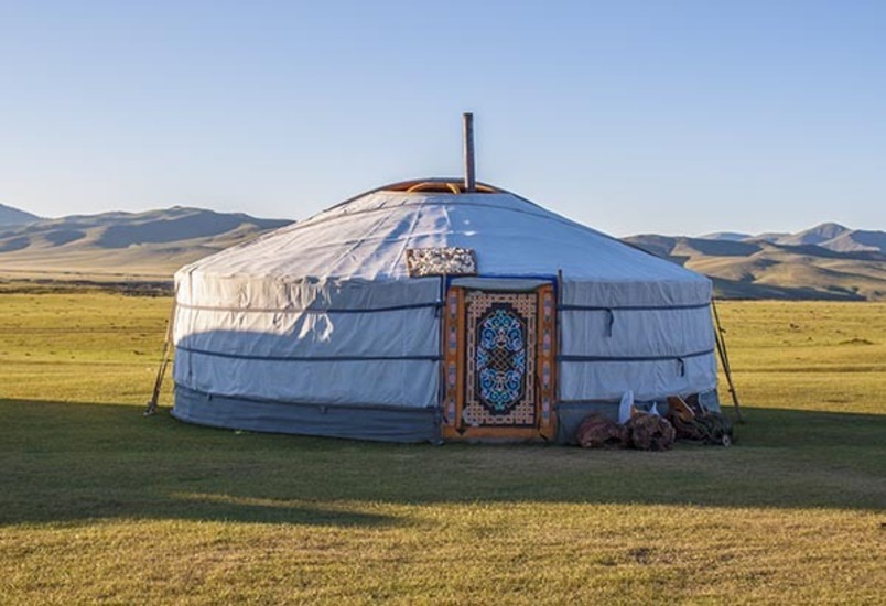 چادر سنتی مغولی