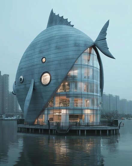 معماری سازه ای بزرگ با الهام از یک ماهی کوچک