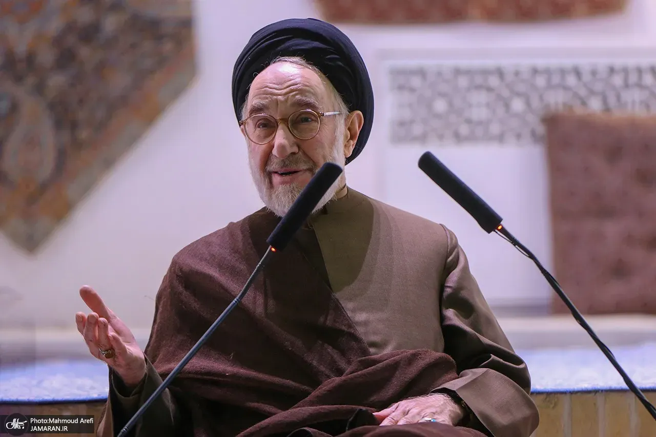 نظر سید محمد خاتمی درباره اشغالگری اسرائیل در سخنرانی امشب