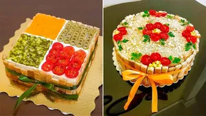 طرز تهیه کیک مرغ خوشمزه و لذیذ مناسب مهمانی ها