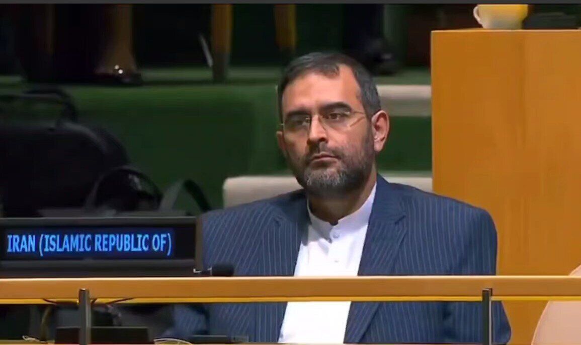 ناصر اسدی دیپلمات عضو هیات نمایندگی ایران در سازمان ملل متحد