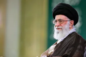 تصویر هوایی از شب اربعین رهبر شهید انقلاب در ارومیه