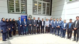 بازدید مدیرعامل بیمه ملت از شعبه تبریز برای بررسی برنامه‌های توسعه‌ای