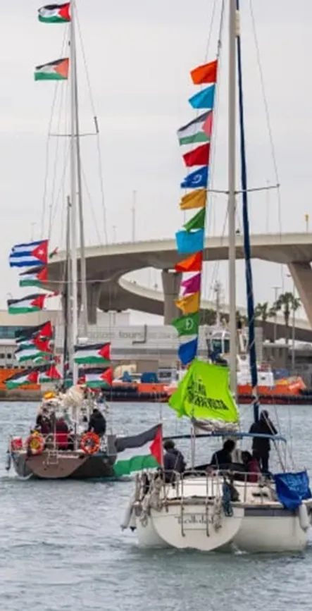 دیدنی های امروز ؛ از کاروان شکست محاصره غزه تا مانور کره شمالی