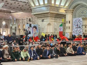حضور مسئولین لشگری و کشوری در مراسم سالگرد ارتحال امام خمینی (ره)