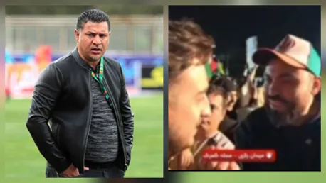 گزارش زنده صدا وسیما ؛ مقایسه علی دایی با سگ هلال‌احمر به نام گزارش مردمی! (+فیلم) 