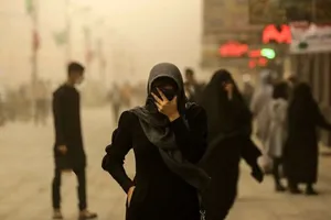 شاخص کیفیت هوای یزد قرمز شد