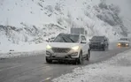 وسط شهریور اتفاق افتاد: بارش برف و جاده‌های یخ زده در کرمان!