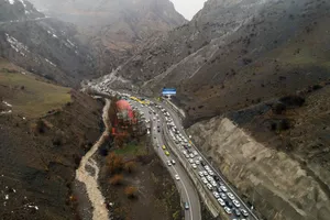 جاده چالوس یک‌طرفه شد؛ ترافیک سنگین در خروجی‌های مازندران