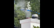 برخاستن دود سفید از دودکش کاخ سفید