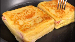 طرز تهیه ساندویچ مونته کریستو؛ صبحانه خوشمزه با پنیر و ژامبون