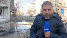 آسیب به منازل و ترکیدگی لوله‌های آب در یکی از مناطق تهران
